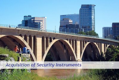 Acquisition of Security Instruments